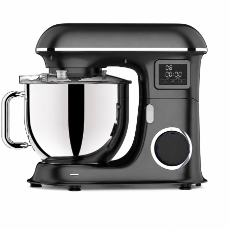 Планетарний міксер 2600W 2 чаші 6L/7L Grey