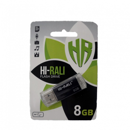 USB-флеш-накопичувач Hi-Rali 8GB Rocket Black