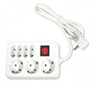 Мережевий фільтр LogicPower LP-X7/3 White