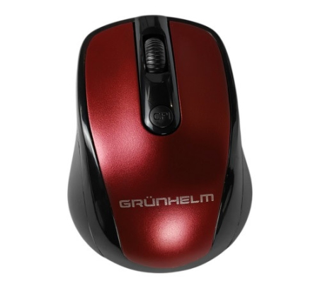 Миша Grunhelm M-510WL Red Black