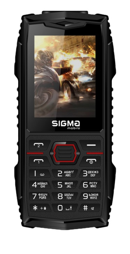 Мобільний телефон Sigma mobile X-treme AZ68 Black/Red