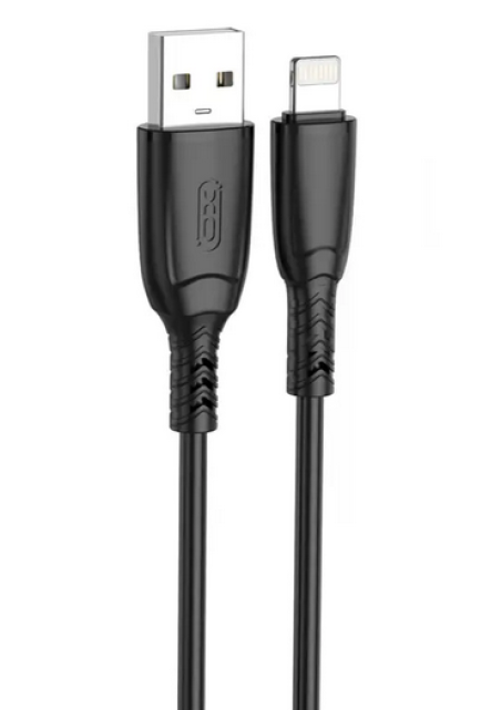 Кабель XO NB245 Suluo USB to Lightning 1m Black
