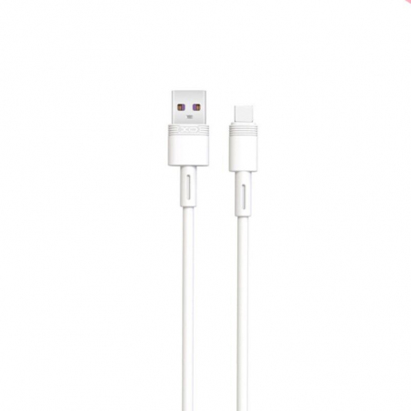 USB кабель XO Type-C NBQ166 5A/1m White