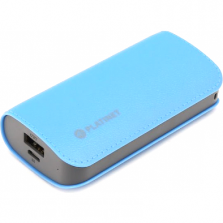 Зовнішній акумулятор Platinet leather 5200 mAh Blue (PMPB52LBL) Зовнішній акумулятор Platinet leather 5200 mAh Blue (PMPB52LBL)