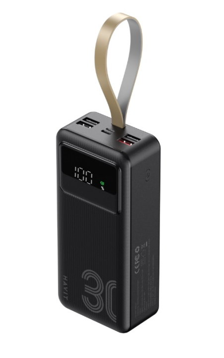 Зовнішній акумулятор Havit HV-PB110 30000 mAh Black