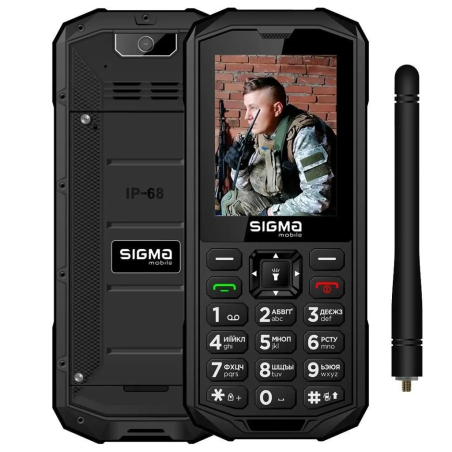 Мобільний телефон Sigma mobile X-treme PA68 Wave Black (00-00060878)