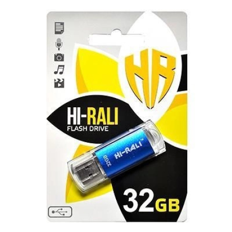 USB-флеш-накопичувач Hi-Rali 32GB Rocket Series Blue (HI-32GBVCBL)
