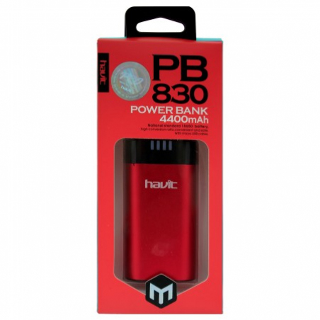 Внешний аккумулятор Havit HV-PB830 4400 mAh red