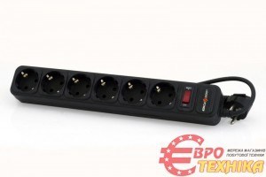 Мережевий фільтр LogicPower LP-X6/10 Black