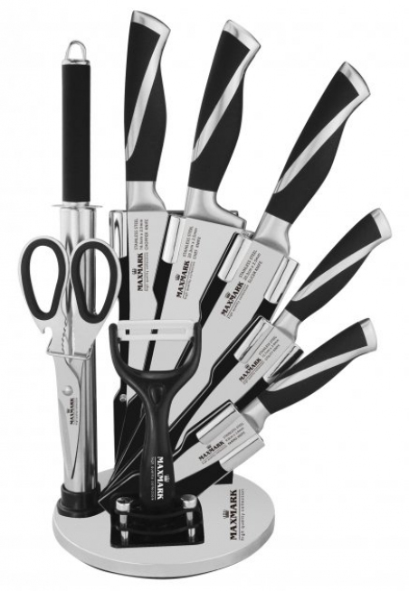 Набор ножей из 9 предметов Maxmark MK-K08