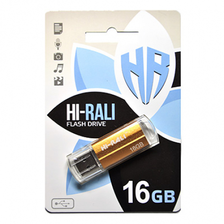USB-флеш-накопичувач Hi-Rali 16GB Corsair series Bronze (HI-16GBCORBR)