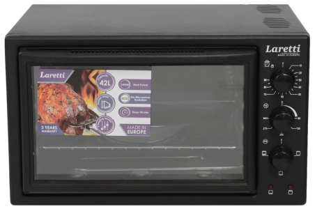 Піч електрична Laretti LR-EC 3803 Black