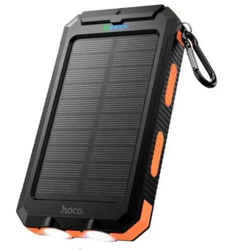 Павербанк HOCO J164 Platinum Solar 8000mAh Black Павербанк HOCO J164 Platinum Solar 8000mAh Black
