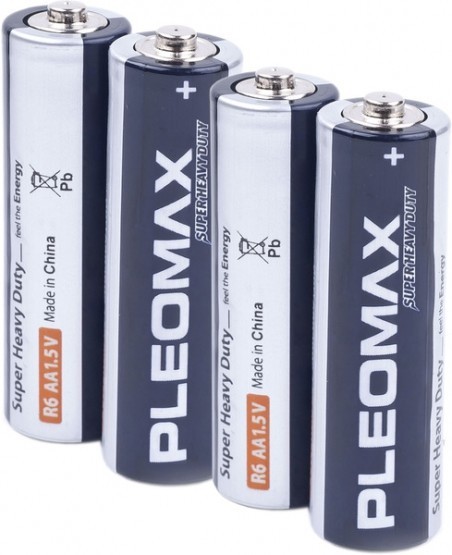 Батарейки Pleomax AA (R6/1.5V) 4 шт. Батарейки Pleomax AA (R6/1.5V) 4 шт.