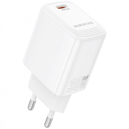Зарядний пристрій Borofone BN28 Fuente USB-C PD30W White
