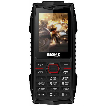 Мобільний телефон Sigma X-Treme AZ68 Black-Red