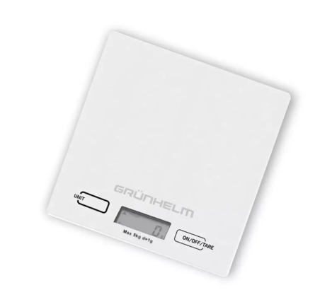 Вага кухонна Grunhelm KES-01 W White