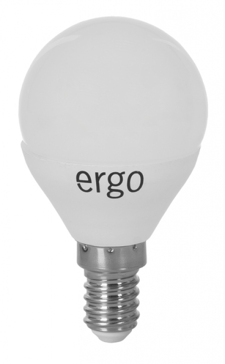 Светодиодная лампа Ergo Standard G45 E14 6W 220V 3000K Теплый Белый