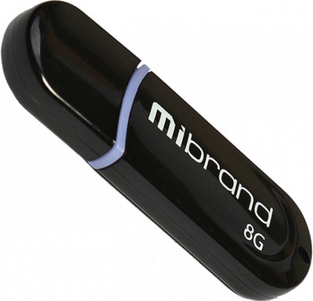 USB-флеш-накопичувач Mibrand 8 GB Panther Black (MI2.0/PA8P2B)