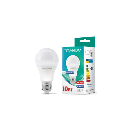 Світлодіодна лампочка TITANUM  A60 E27 10 Вт  850Лм 4100K