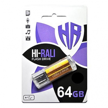 USB-флеш-накопитель Hi-Rali 64 GB USB Flash Drive (HI-64GBCORBR)