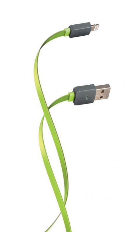 USB кабель Florence Lightning 1m 2 A Lime Green (FDC-L1-2L)