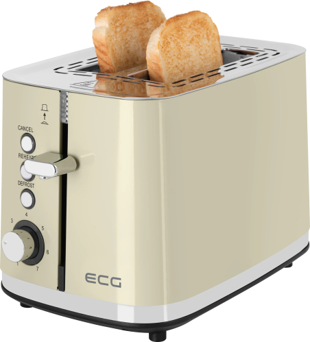 Тостер ECG ST 2766 Vintage Vanilla