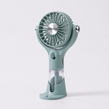 Ручний вентилятор Spray Fan LX633Y Green