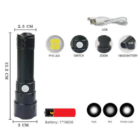 Ліхтар Rablex RB 247 Black