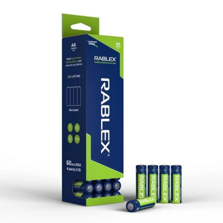Батарейки Rablex LR6 AA Alkaline 4 шт shrink