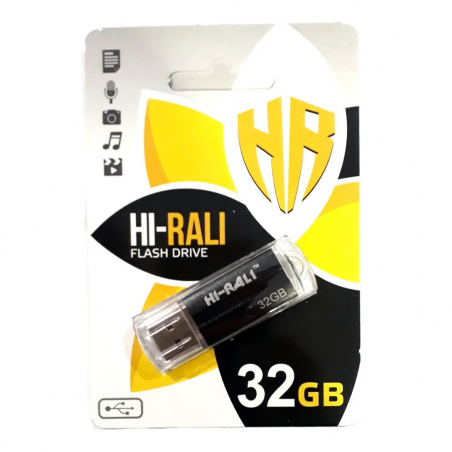 USB-флеш-накопитель Hi-Rali 32GB Corsair series Black