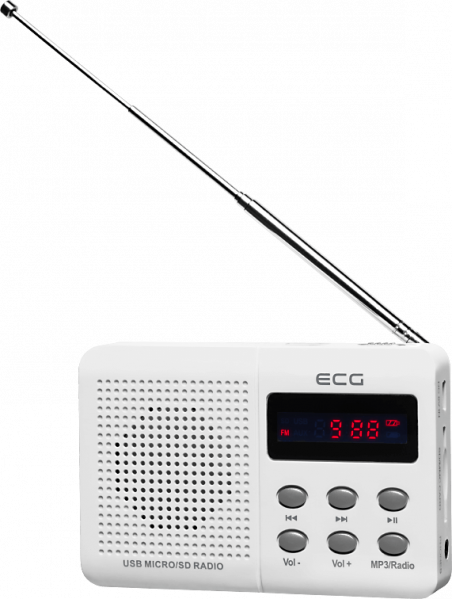 Радио ECG R 155 U White