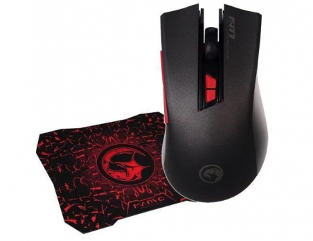 Мышь Marvo M417 USB с игровой поверхностью G1 Gray (M417+G1)