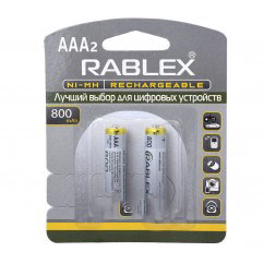 Аккумуляторы Rablex R03 AAA 800 mAh (NiMH)