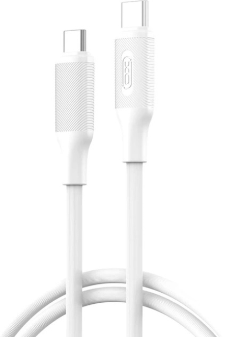Кабель XO NB-Q265B Type-C 60Вт 1м White