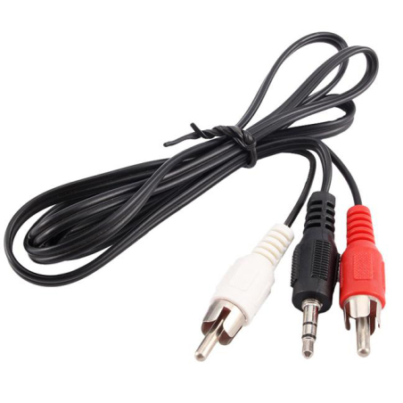Кабель Piko 1283126473890 AUX 3,5мм - RCA 2, 1,5м  Кабель Piko 1283126473890 AUX 3,5мм - RCA 2, 1,5м
