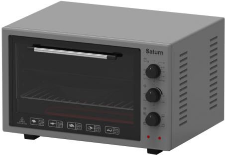 Піч електрична Saturn ST-EC3801 Gray