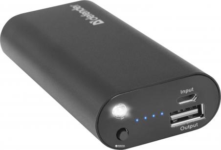 Зовнішній акумулятор Defender Lavita 5000 mAh Black (83632)