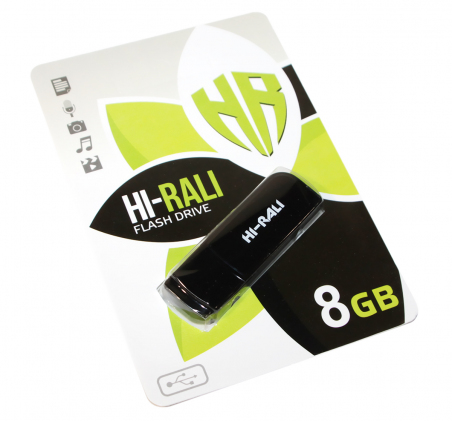 USB-флеш-накопичувач Hi-Rali 8GB Taga Black