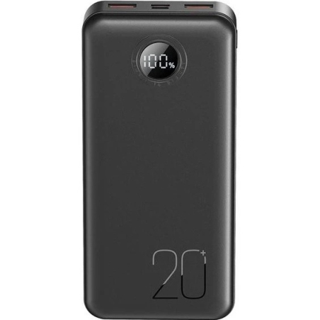 Зовнішній акумулятор XO PR239 20000 мАг Black