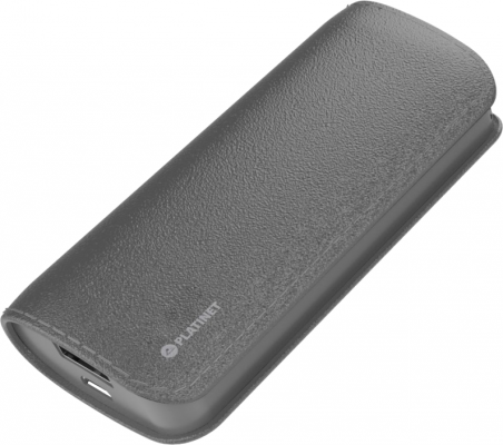 Зовнішній акумулятор Platinet leather 5200 mAh Gray (PMPB52LG) Зовнішній акумулятор Platinet leather 5200 mAh Gray (PMPB52LG)