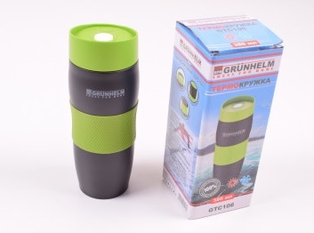 Термочашка Grunhelm GTC 106 380 мл (зелена) Термочашка Grunhelm GTC 106 380 мл (зелена)