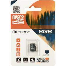 Карта пам'яті Mibrand 8 GB microSDHC Class 10 MICDHC10/8GB