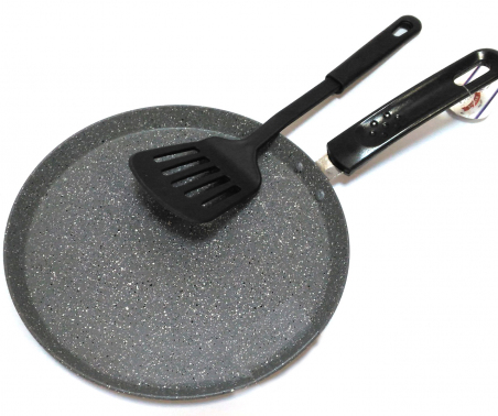 Сковорідка для млинців з лопаткою Bohmann BH 1010-22 MRB