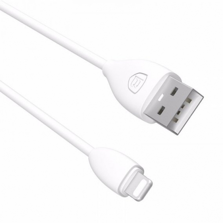 USB кабель Baseus Small Pretty Waist Lightning 1.2m White (CALMY-02)