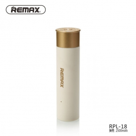 Зовнішній акумулятор Remax Shell RPL-18 2500mAh White