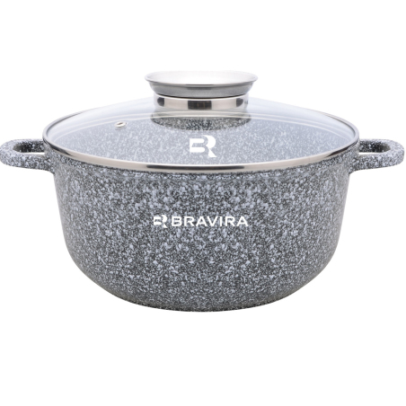 Каструля BRAVIRA CraftStone BR8005-24 Grey