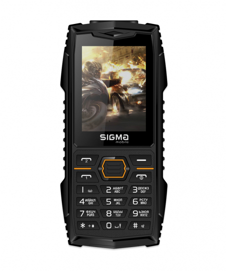 Мобильный телефон Sigma mobile X-treme AZ68 black/orange
