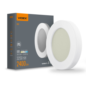 LED світильник ART IP65 круглий VIDEX VL-BHFR-305 30W 5000K