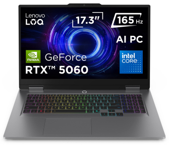 Ноутбук Lenovo LOQ 17IRX10 (83JH00ESRA) Luna Grey